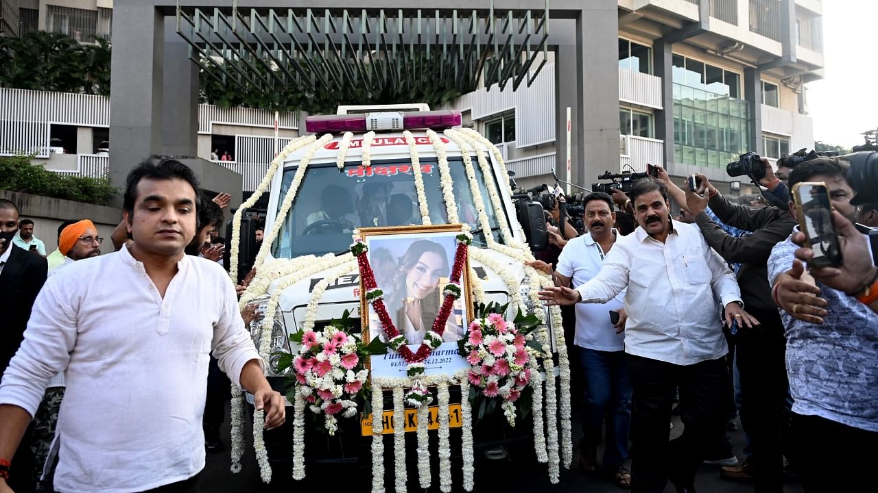 Tunisha Sharma Cremated: Family And Friends Bid Tearful Adieu